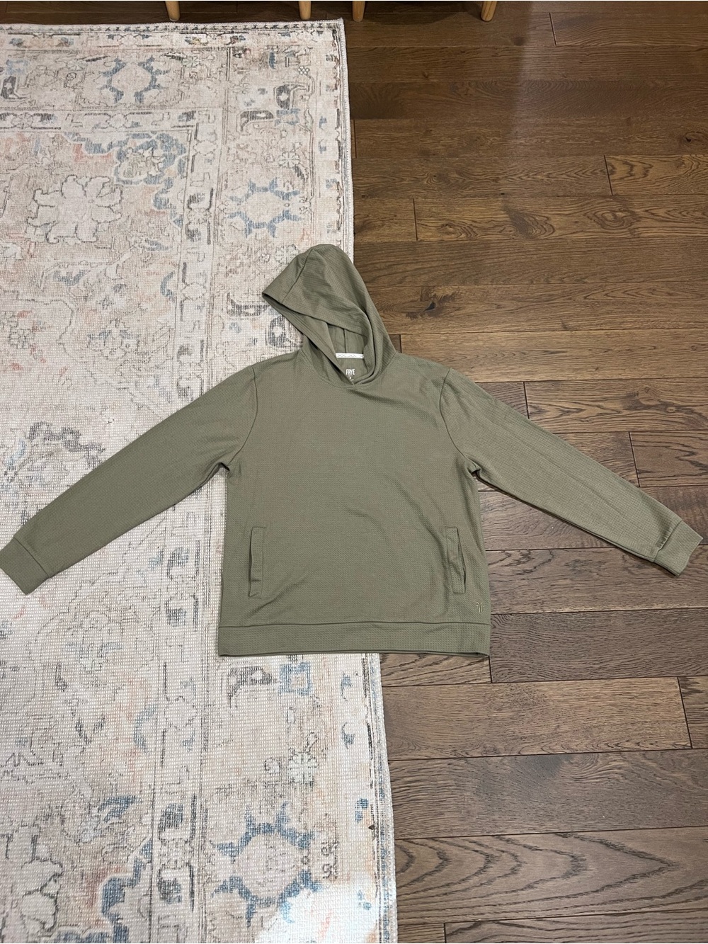 Frye Olive Green Crewneck Hoodie Sweater